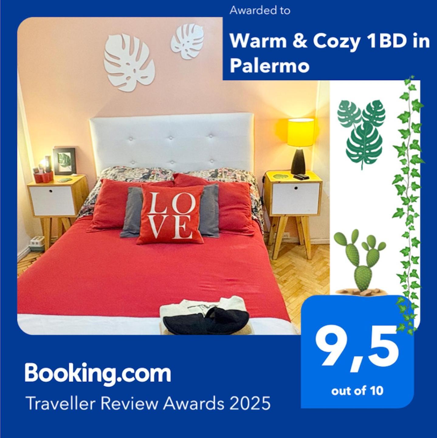 Warm & Cozy 1Bd In Palermo Apartment Буенос Айрес Екстериор снимка